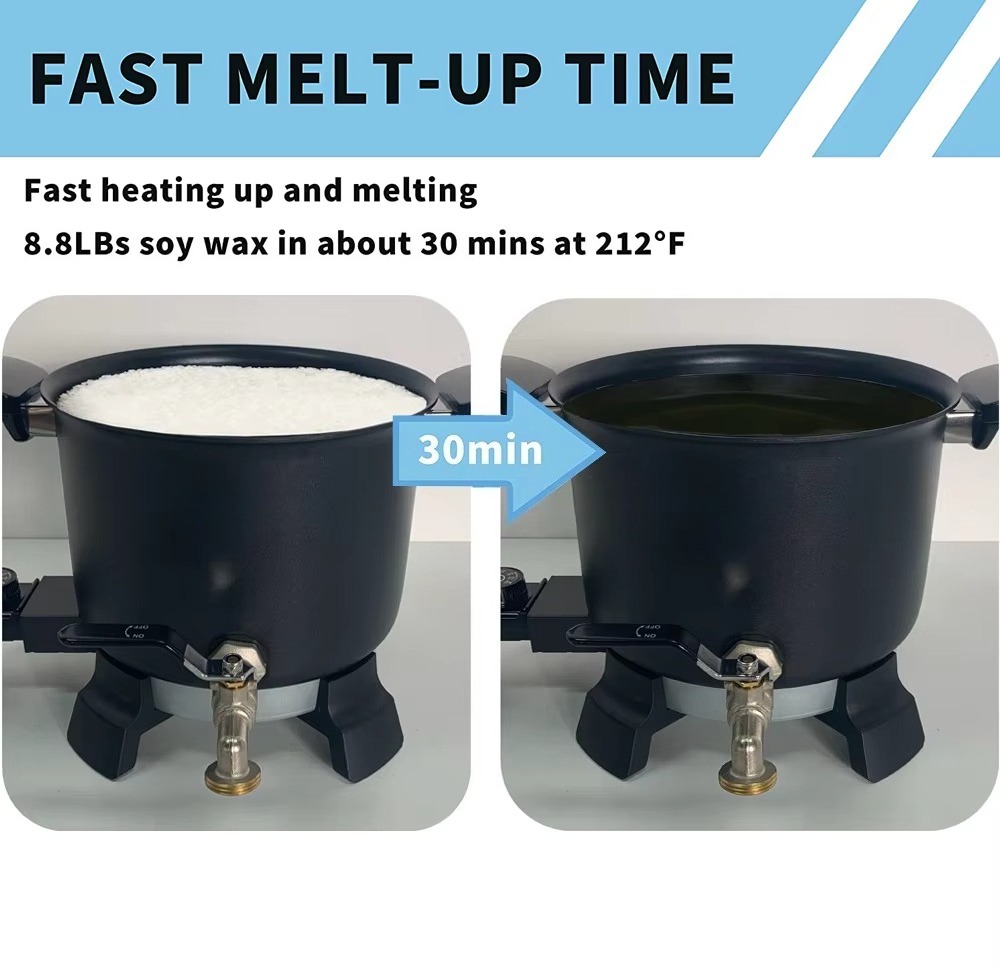 Candle Making Machine - เครื่องหลอมเทียนไฟฟ้า Dontalen 5 ลิตร แบบไม่ติดกระทะ สำหรับทำเทียน