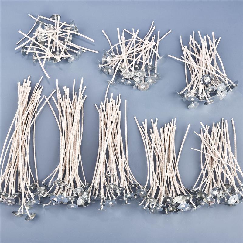 Candle Making Tips - 30Pcs เทียนต่ำควัน Pre-Waxed Diy ทำเทียน Pre-Waxed