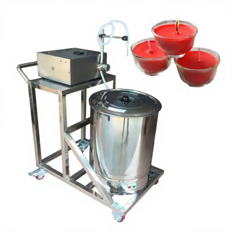 Candle Making Machine - เครื่องทำเทียนแบบตั้งโต๊ะรุ่นใหม่ พร้อมใบรับรอง YWM สำหรับเติมขี้ผึ้งจากถั่วเหลือง/ปาล์ม/ผึ้ง/เจล