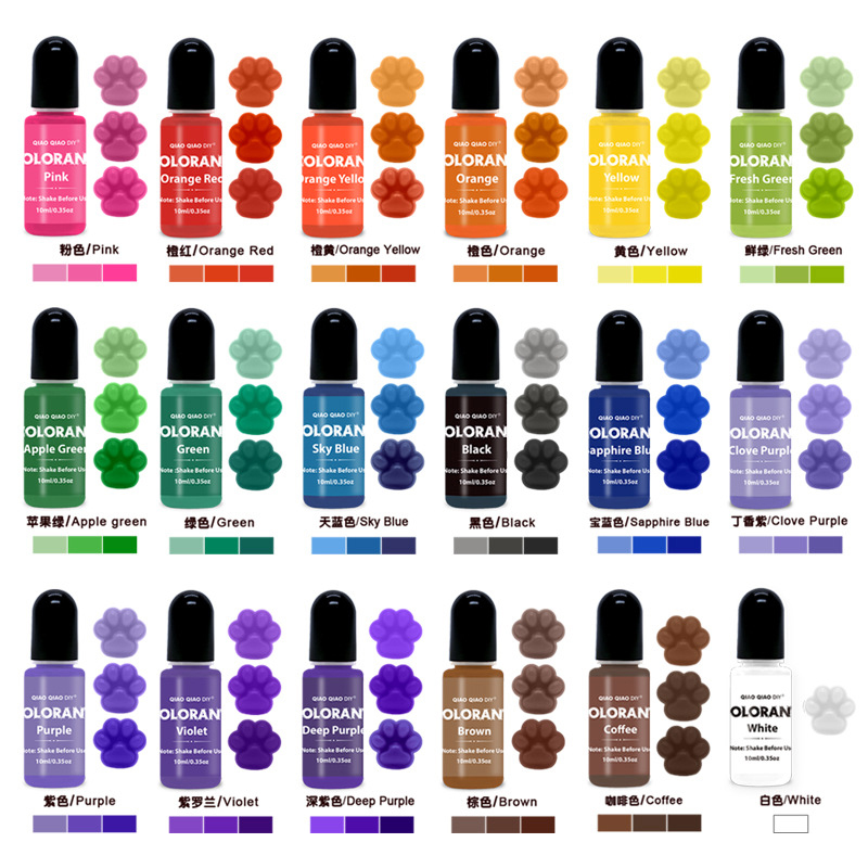 Candle Making Tips - 20 สีเทียนสีย้อมเทียนขี้ผึ้ง WAX Pigment Dye สีเทียน