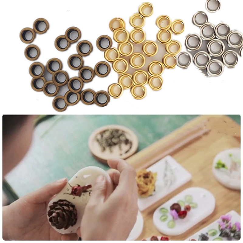 Candle Making At Home - เทียนขี้ผึ้ง Buttonhole ชุด 5 มม./0.2in โลหะทนทานเทียนตาไก่