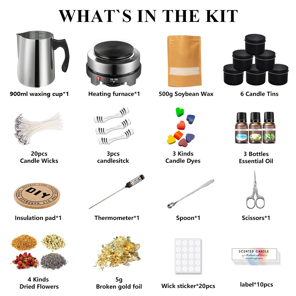 ชุดทําเทียนง่ายต่อการทําเทียนส - Candle Making Kit For Beginners บทวิจารณ์และราคา