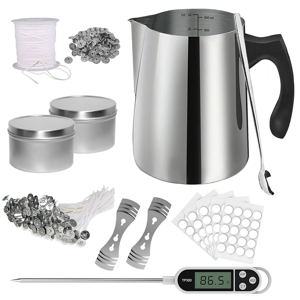 เทียนทําชุดเริ่มต้นอุปกรณ์รวมท - Candle Making Kit For Beginners บทวิจารณ์และราคา