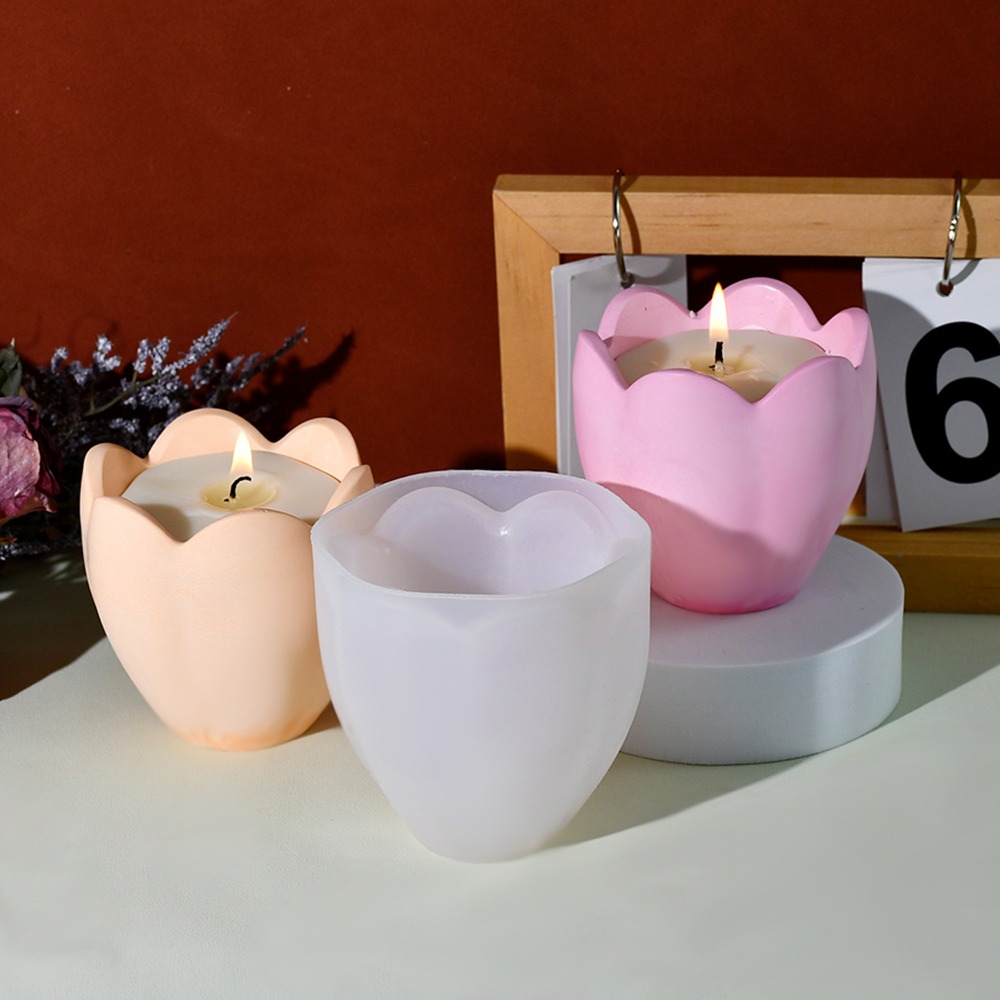 ทิวลิปเทียนผู้ถือแม่พิมพ์ซิลิโ - Candle Making Tips บทวิจารณ์และราคา