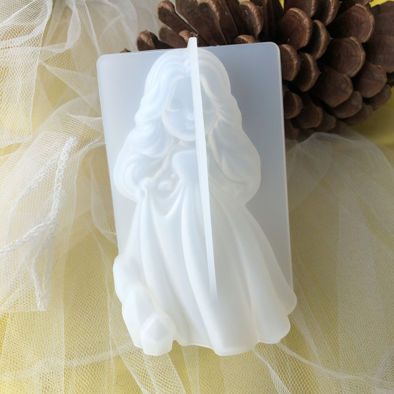 3D น่ารักเจ้าหญิงซิลิโคนเทียนแ - Candle Making Things บทวิจารณ์และราคา