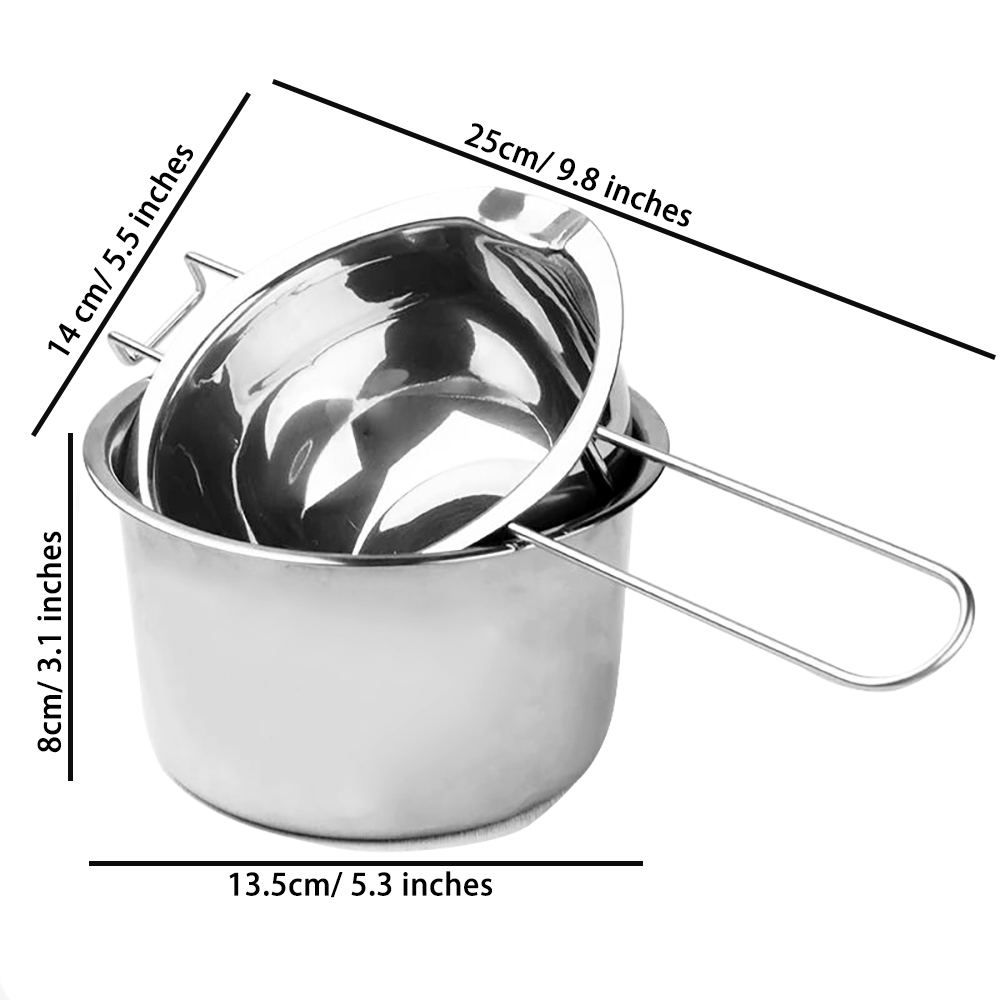 เทียนทําเทหม้อสแตนเลสคุณภาพสูง - Candle Making Kit For Beginners บทวิจารณ์และราคา
