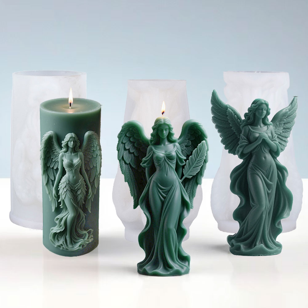 ปีกเทพธิดาเทียนหอมซิลิโคนแม่พิ - Candle Making Tips บทวิจารณ์และราคา