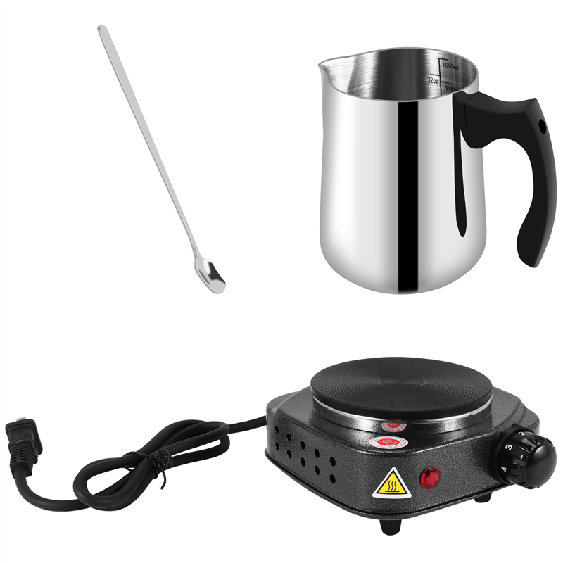 AT44-เทียนทําเทหม้อไฟฟ้าจานร้อ - Candle Making Kit For Beginners บทวิจารณ์และราคา