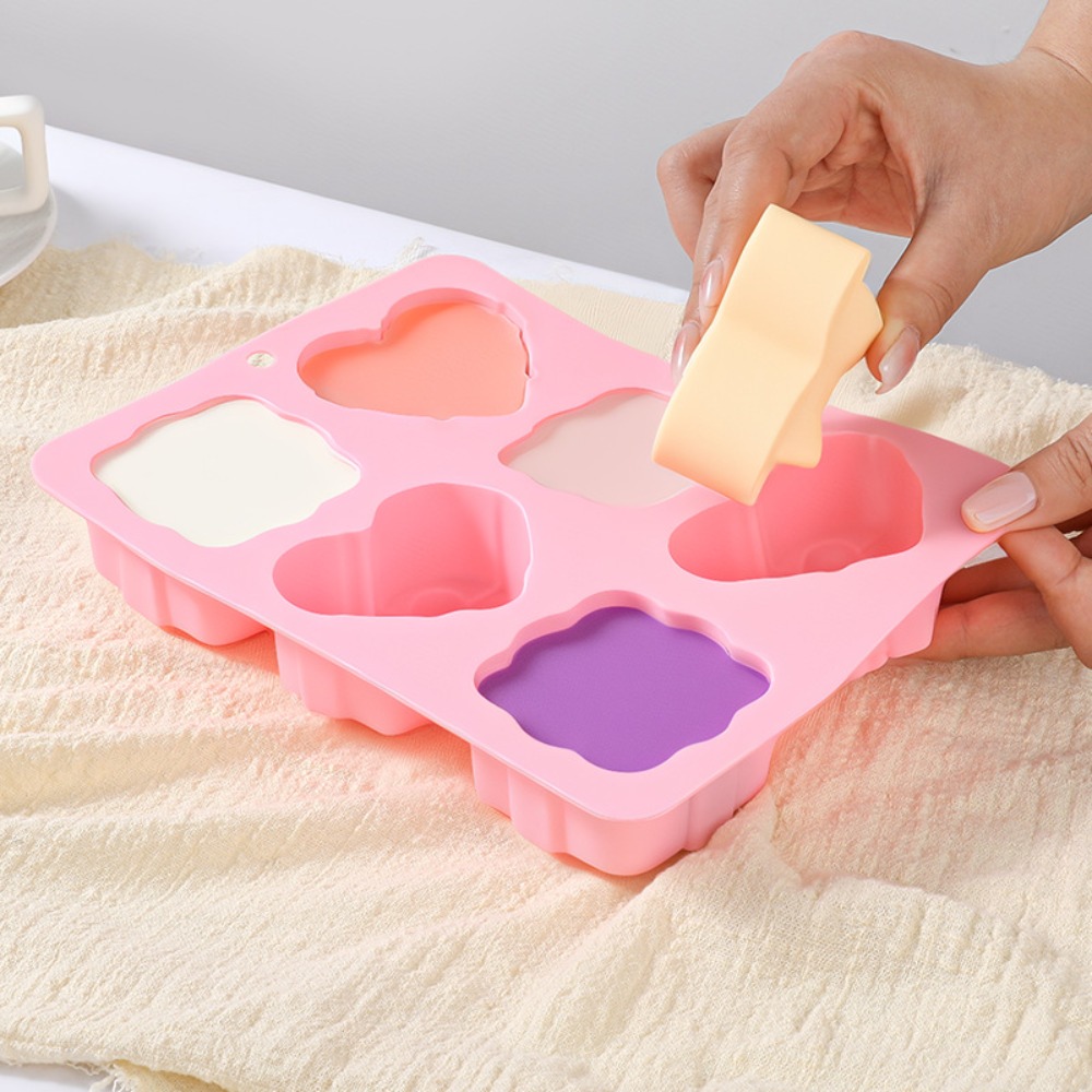 รูปหัวใจสแควร์แม่พิมพ์ซิลิโคน  - Candle Making Tips บทวิจารณ์และราคา