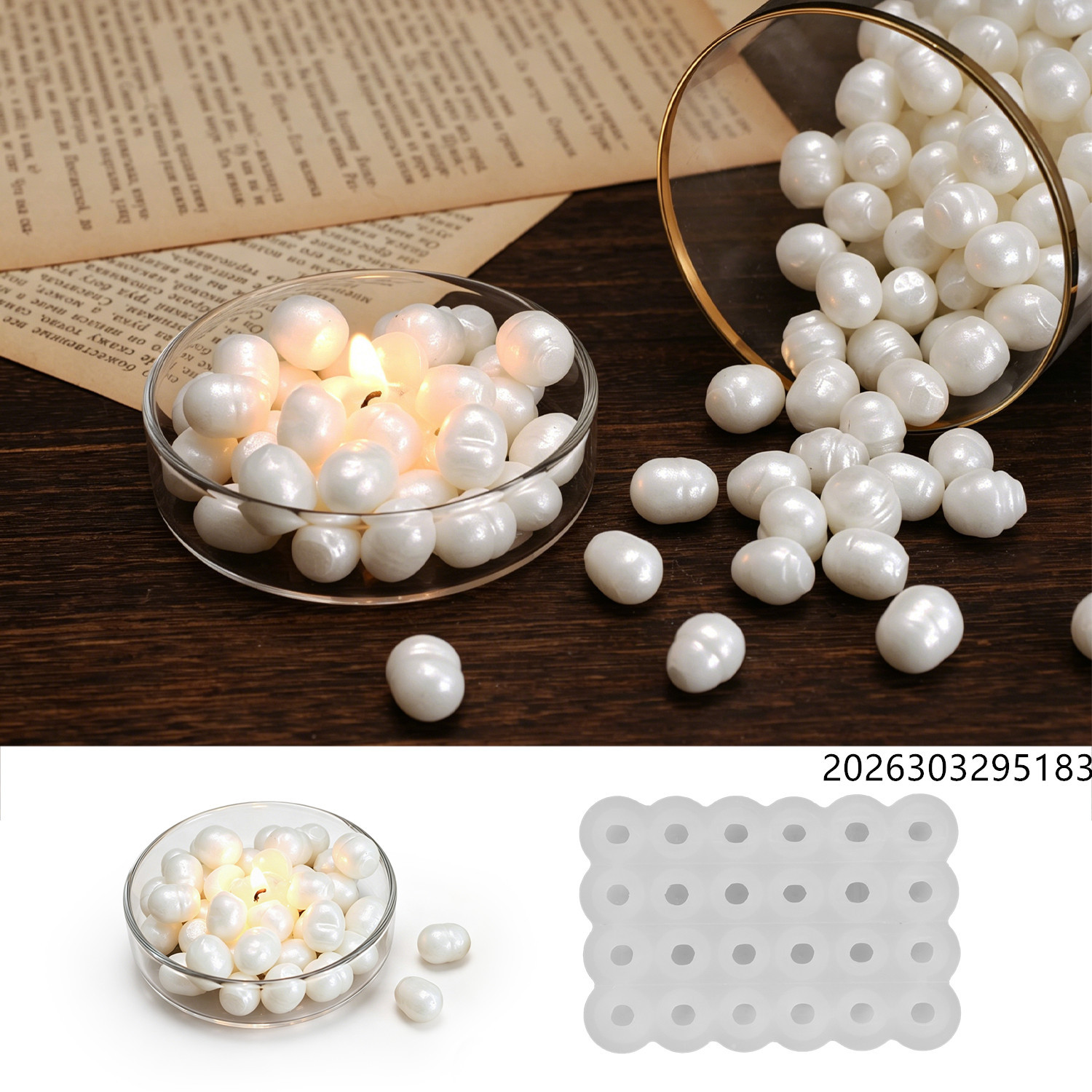 แม่พิมพ์เทียนหอมรูปไข่มุกทะเล, - Candle Making Things บทวิจารณ์และราคา