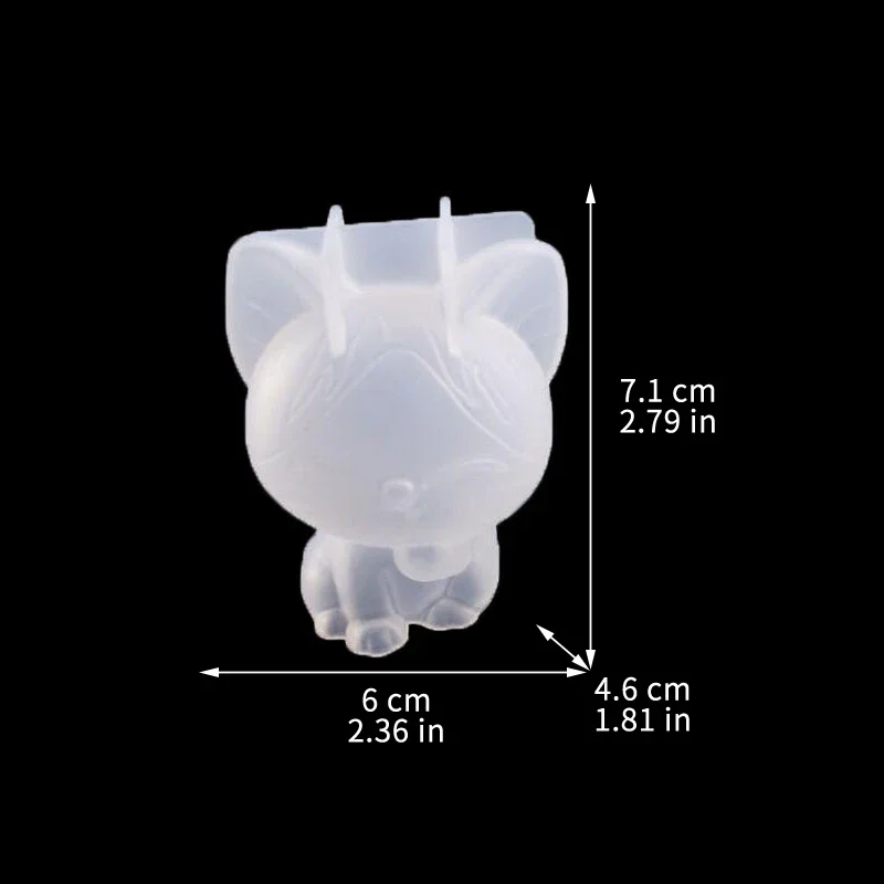 3D เรขาคณิตซิลิโคนยูนิคอร์นแมว - Candle Making Things บทวิจารณ์และราคา