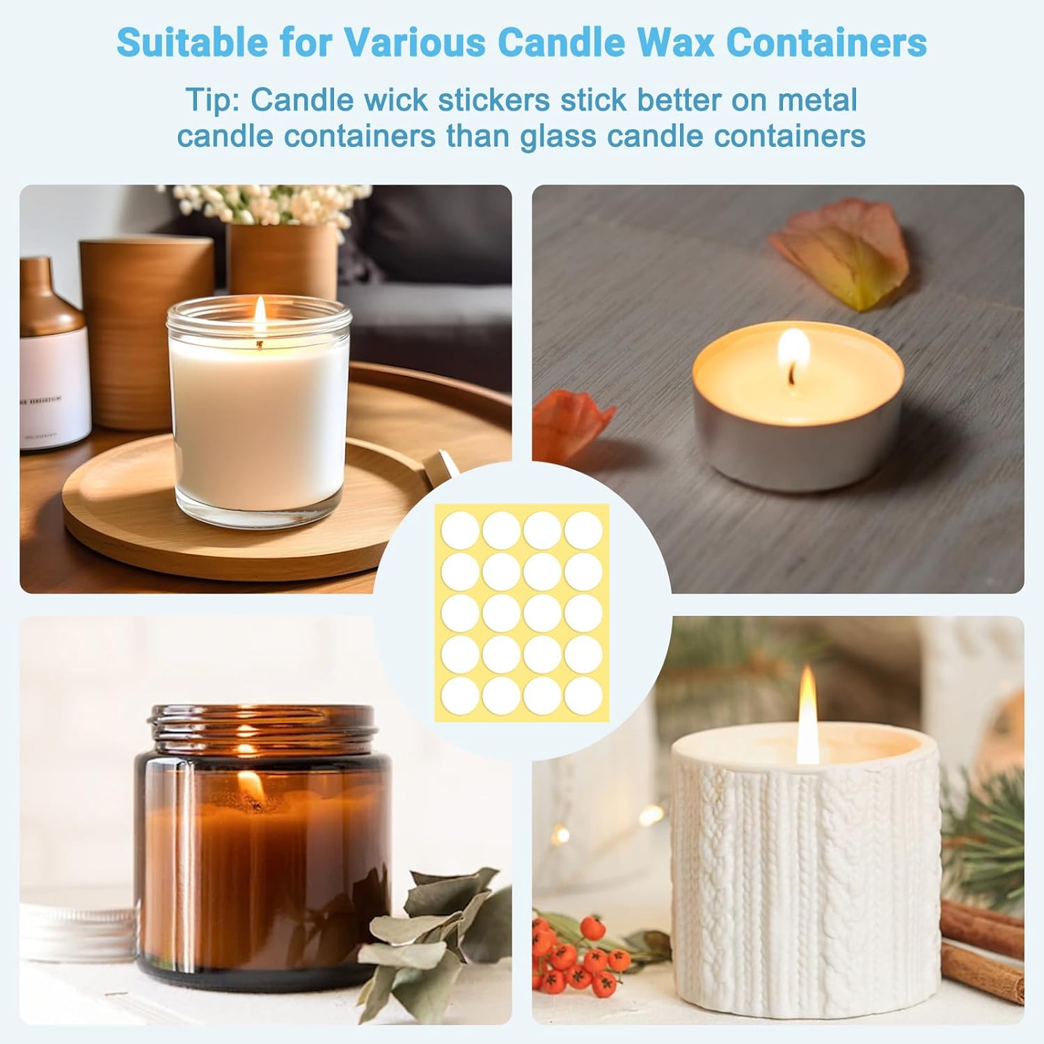 400 PCS/100 PCS เทียน Wick สติ - Candle Making At Home บทวิจารณ์และราคา
