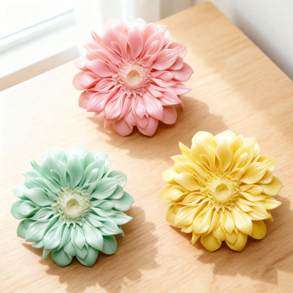 แม่พิมพ์ซิลิโคนรูปดอกเจอเบรา 3 - Candle Making Moulds บทวิจารณ์และราคา