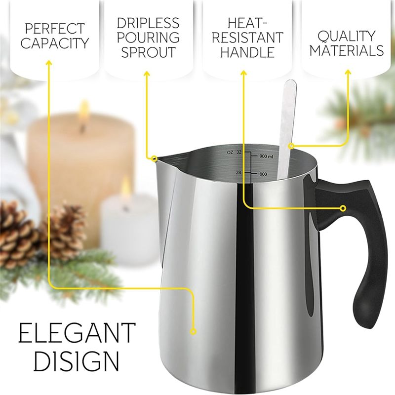 ชุดทำเทียน ABNM สำหรับผู้เริ่ม - Candle Making Kit For Beginners บทวิจารณ์และราคา