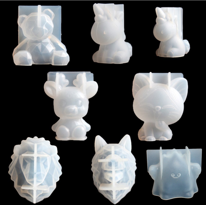 โปร่งใสยูนิคอร์นซิลิโคนอีพ็อกซ - Candle Making Things บทวิจารณ์และราคา