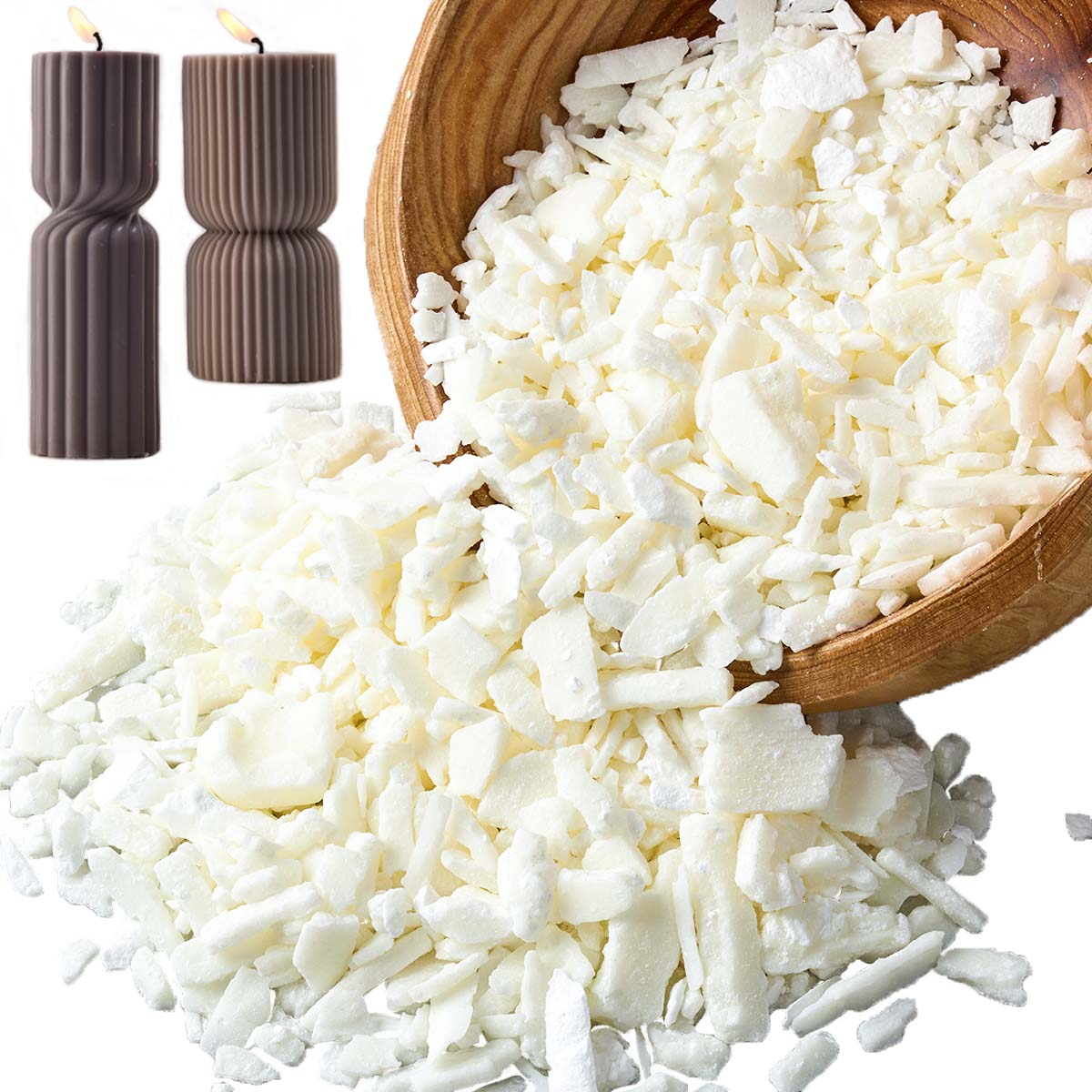 1 ปอนด์ขี้ผึ้งถั่วเหลืองสีขาวบ - Candle Making At Home บทวิจารณ์และราคา