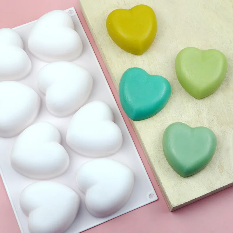 Love Heart ซิลิโคนสบู่แม่พิมพ์ - Candle Making At Home บทวิจารณ์และราคา