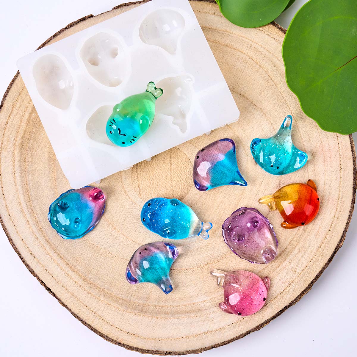 แม่พิมพ์ซิลิโคนรูปปลากระเบน 3  - Candle Making Things บทวิจารณ์และราคา