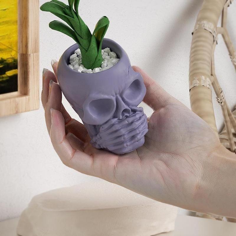 แม่พิมพ์ซิลิโคนเรซินรูปหัวกะโห - Candle Making Moulds บทวิจารณ์และราคา