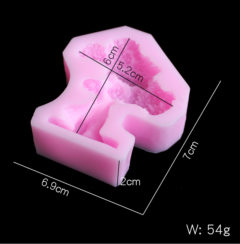 แม่พิมพ์ซิลิกาเจลต้นสน DIY ลูก - Candle Making Moulds บทวิจารณ์และราคา