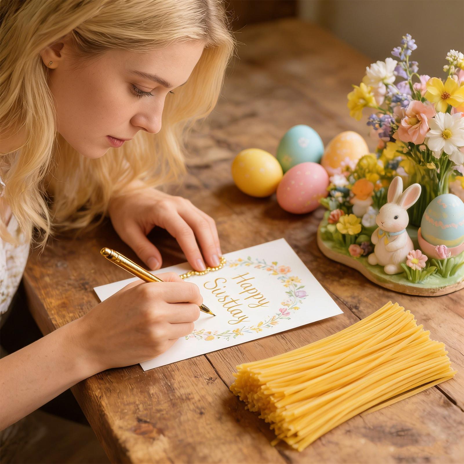 แท่งขี้ผึ้งตกแต่งไข่ 120 ชิ้น  - Candle Making Kit Beeswax บทวิจารณ์และราคา