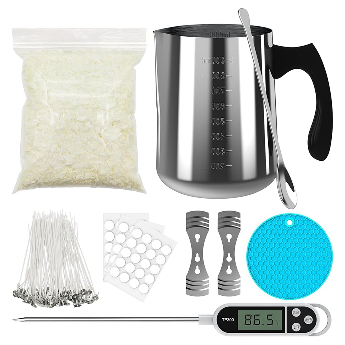 ชุดอุปกรณ์ทำเทียนสำหรับผู้เริ่ - Candle Making Kit For Beginners บทวิจารณ์และราคา