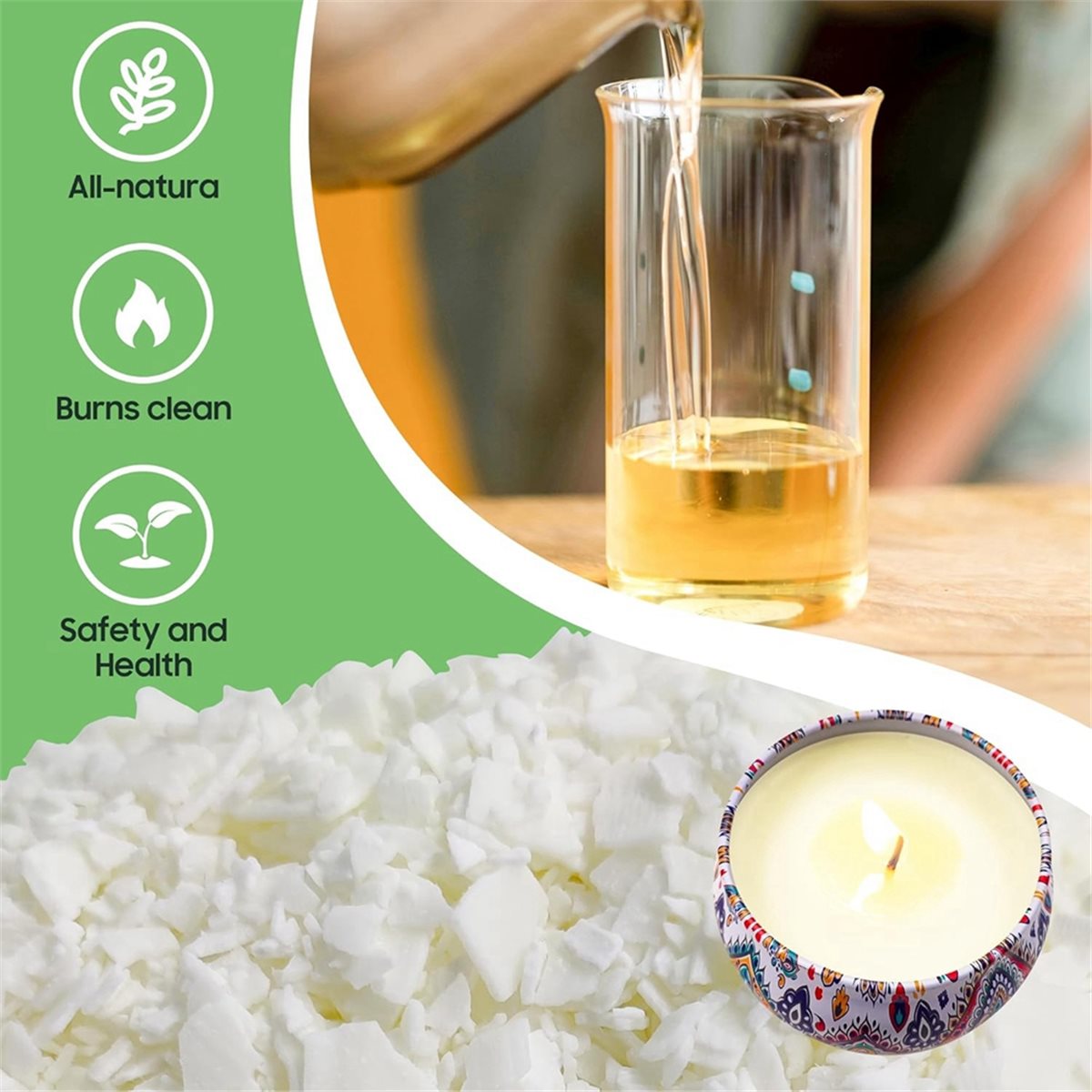 ชุดอุปกรณ์ทำเทียนสำหรับผู้เริ่ - Candle Making Kit For Beginners บทวิจารณ์และราคา