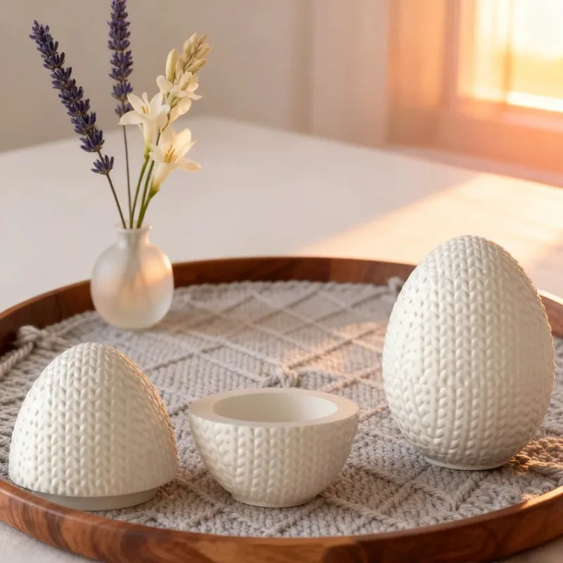 แม่พิมพ์ซิลิโคนรูปไข่สำหรับงาน - Candle Making Yarn บทวิจารณ์และราคา