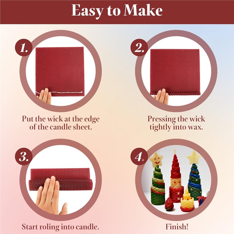 ชุดอุปกรณ์ทำเทียน J1UL1N ประกอ - Candle Making Kit Beeswax บทวิจารณ์และราคา