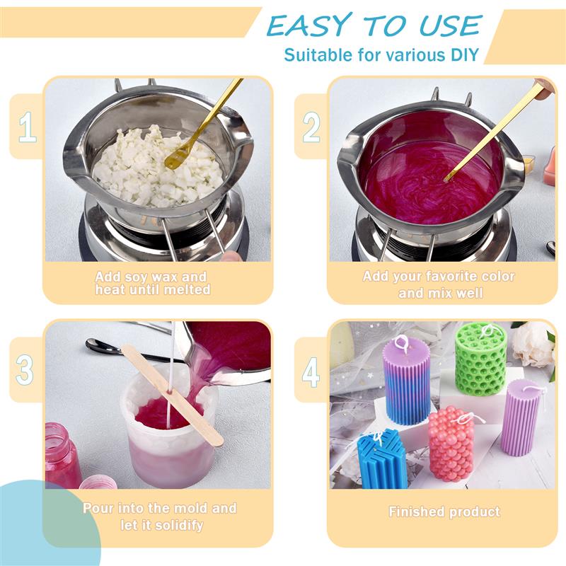 100/500g/1kg ขี้ผึ้งถั่วเหลือง - Candle Making At Home บทวิจารณ์และราคา